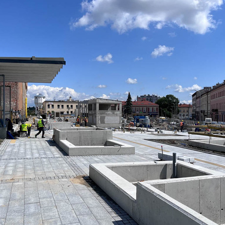 Budowa Rzeszowskiego Centrum Komunikacyjnego [lipiec 2023] - fot 14